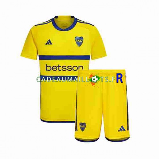 Maillot avec flocage Boca Juniors Extérieur 2023-2024 ,Tenue Enfant MC