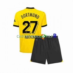 Borussia Dortmund Maillot avec flocage Karim Adeyemi 27 Domicile 2023-2024 ,Tenue Enfant MC