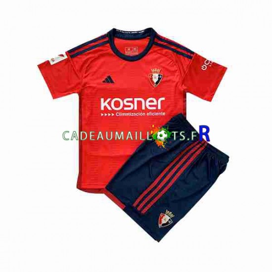 CA Osasuna Maillot avec flocage Domicile 2023-2024 ,Tenue Enfant MC