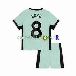 Chelsea Maillot avec flocage Enzo Fernandez 8 3ème 2023-2024 ,Tenue Enfant MC
