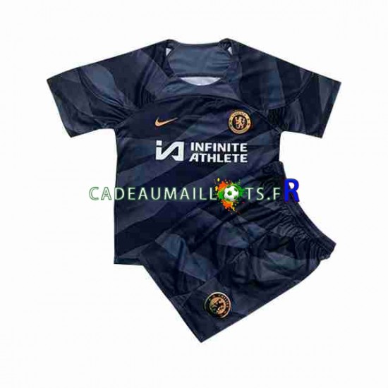 Chelsea Maillot avec flocage Gardien Domicile 2023-2024 ,Tenue Enfant MC