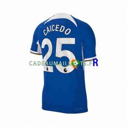 Chelsea Maillot avec flocage Moises Caicedo 25 Domicile 2023-2024 ,Homme MC