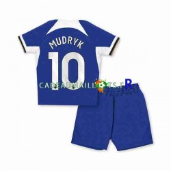 Chelsea Maillot avec flocage Mykhaylo Mudryk 10 Domicile 2023-2024 ,Tenue Enfant MC