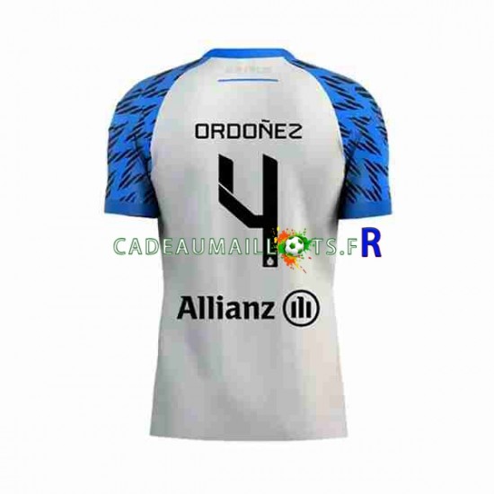 Club Brugge Maillot avec flocage Joel Ordonez 4 Extérieur 2023-2024 ,Homme MC