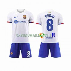 FC Barcelone Maillot avec flocage Pedri 8 Extérieur 2023-2024 ,Tenue Enfant MC