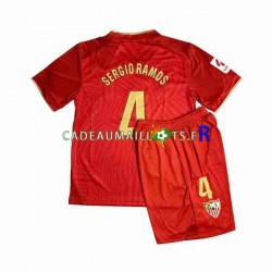 Séville FC Maillot avec flocage Sergio Ramos 4 Extérieur 2023-2024 ,Tenue Enfant MC