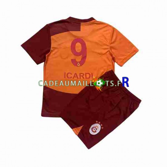 Galatasaray Maillot avec flocage Icardi 9 Domicile 2023-2024 ,Tenue Enfant MC