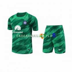 Inter Milan Maillot avec flocage Gardien Extérieur 2023-2024 ,Tenue Enfant MC