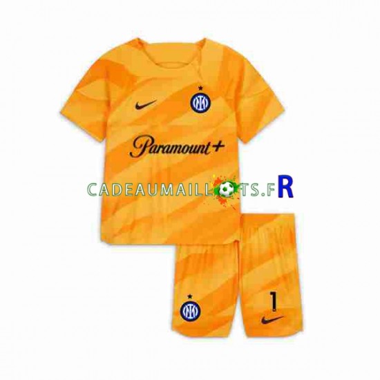 Inter Milan Maillot avec flocage Sommer 1 Gardien Domicile 2023-2024 ,Tenue Enfant MC