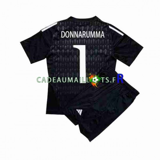 Italie Maillot avec flocage Donnarumma 1 Gardien Extérieur 2023 ,Tenue Enfant MC