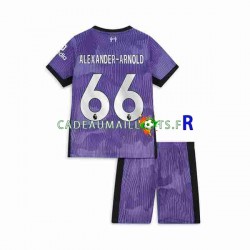 Liverpool Maillot avec flocage Alexander-Arnold 66 3ème 2023-2024 ,Tenue Enfant MC