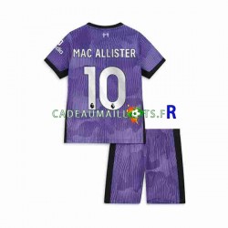 Liverpool Maillot avec flocage Alexis Mac Allister 10 3ème 2023-2024 ,Tenue Enfant MC