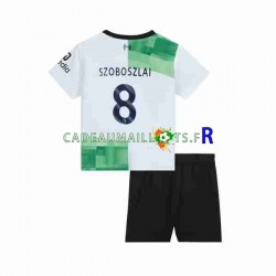 Liverpool Maillot avec flocage Dominik Szoboszlai 8 Extérieur 2023 ,Tenue Enfant MC