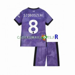 Liverpool Maillot avec flocage Dominik Szoboszlai 8 3ème 2023 ,Tenue Enfant MC