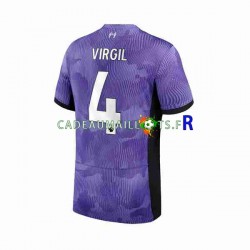 Liverpool Maillot avec flocage Virgil van Dijk 4 3ème 2023-2024 ,Homme MC