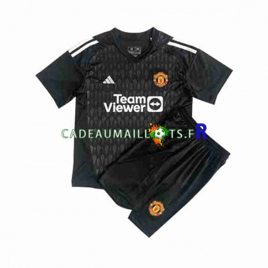 Manchester United Maillot avec flocage Gardien 3ème 2023-2024 ,Tenue Enfant MC