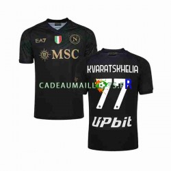 Naples Maillot avec flocage KVARATSKHELIA 77 3ème 2023-2024 ,Homme MC