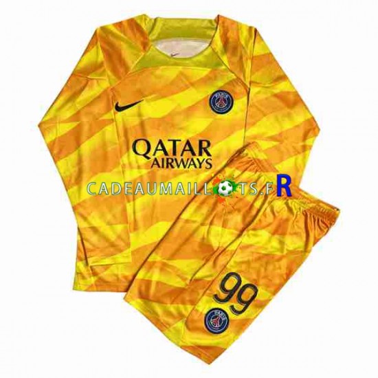 Paris Saint-Germain Maillot avec flocage DONNARUMMA 99 Gardien Extérieur 2023-2024 ,Tenue Enfant ML