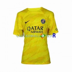 Paris Saint-Germain Maillot avec flocage Gardien 3ème 2023-2024 ,Homme MC