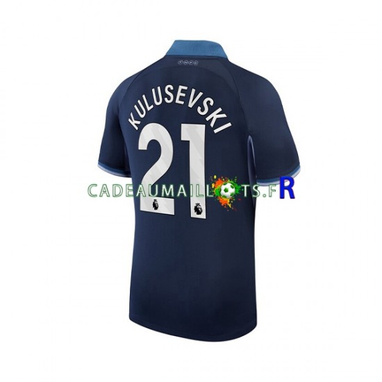 Tottenham Hotspur Maillot avec flocage Kulusevski 21 Extérieur 2023-2024 ,Homme MC