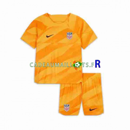 États-Unis Maillot avec flocage Gardien Extérieur 2023-2024 ,Tenue Enfant MC