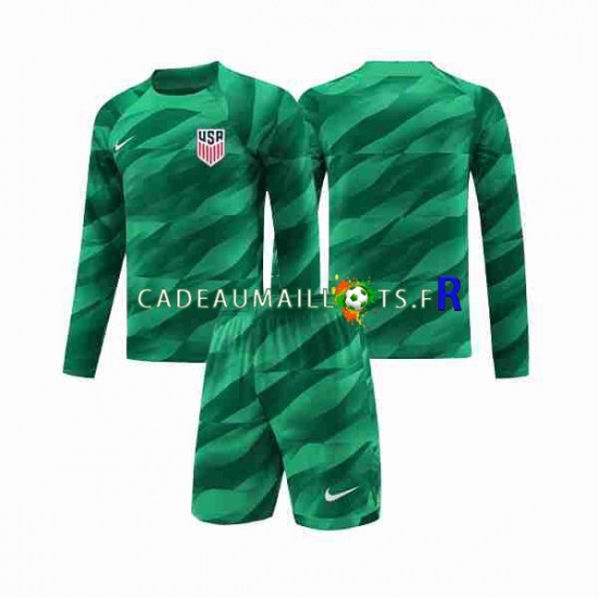 États-Unis Maillot avec flocage Gardien Domicile 2023-2024 ,Tenue Enfant ML