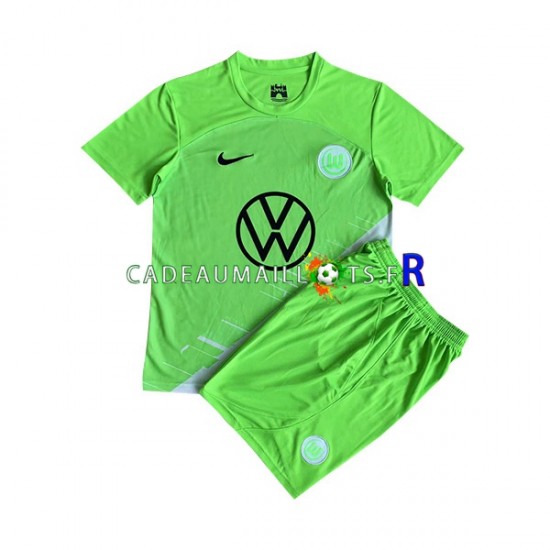 VfL Wolfsburg Maillot avec flocage Domicile 2023-2024 ,Tenue Enfant MC