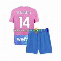 AC Milan Maillot avec flocage Tijjani Reijnders 14 3ème 2023-2024 ,Tenue Enfant MC