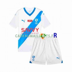 Al Hilal Maillot avec flocage Extérieur 2023-2024 ,Tenue Enfant MC