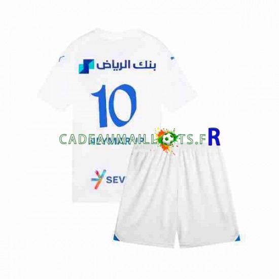 Al Hilal Maillot avec flocage Neymar JR 10 Extérieur 2023-2024 ,Tenue Enfant MC