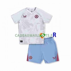 Aston Villa Maillot avec flocage Extérieur 2023-2024 ,Tenue Enfant MC