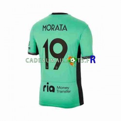 Atlético Madrid Maillot avec flocage 2 Alvaro Morata 19 3ème 2023-2024 ,Homme MC