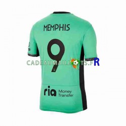 Atlético Madrid Maillot avec flocage 2 Memphis Depay 9 3ème 2023-2024 ,Homme MC