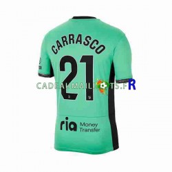 Atlético Madrid Maillot avec flocage 2 Yannick Carrasco 21 3ème 2023-2024 ,Homme MC