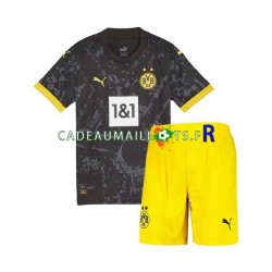 Borussia Dortmund Maillot avec flocage Extérieur 2023-2024 ,Tenue Enfant MC