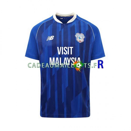 Cardiff City Maillot avec flocage Domicile 2023-2024 ,Homme MC