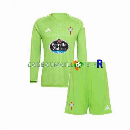 Celta de Vigo Maillot avec flocage Gardien Domicile 2023-2024 ,Tenue Enfant ML