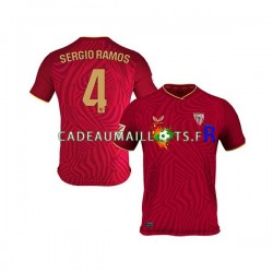 Séville FC Maillot avec flocage Sergio Ramos 4 Extérieur 2023-2024 ,Homme MC