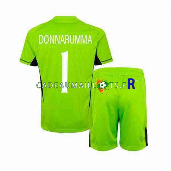 Italie Maillot avec flocage Donnarumma 1 Gardien Domicile 2023 ,Tenue Enfant MC