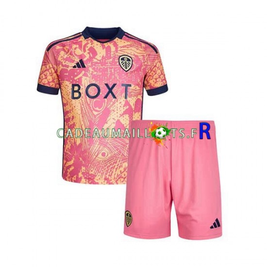 Leeds United Maillot avec flocage 3ème 2023-2024 ,Tenue Enfant MC