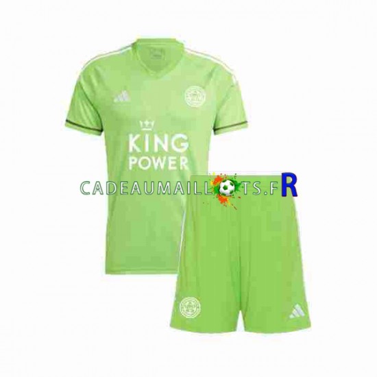 Leicester City Maillot avec flocage Gardien Extérieur 2023-2024 ,Tenue Enfant MC