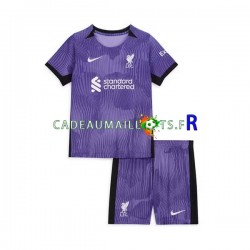 Liverpool Maillot avec flocage 3ème 2023-2024 ,Tenue Enfant MC