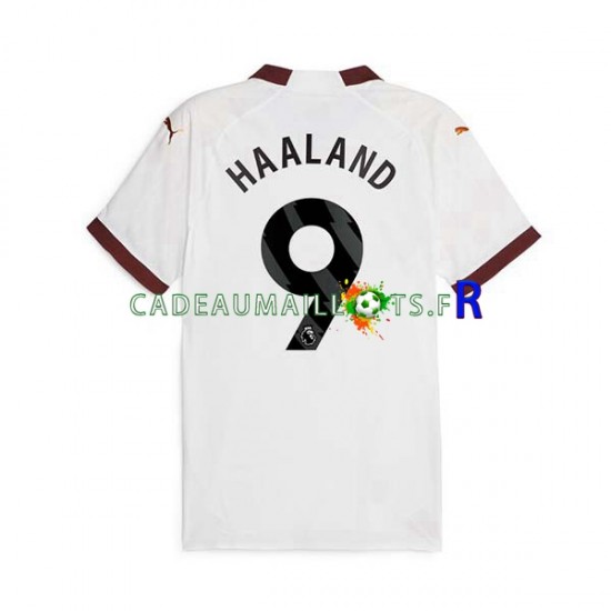 Manchester City Maillot avec flocage Erling Haaland 9 Extérieur 2023-2024 ,Homme MC