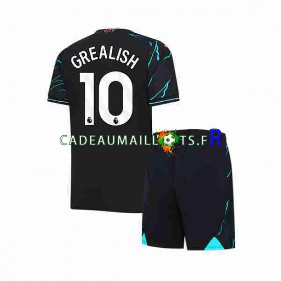 Manchester City Maillot avec flocage Jack Grealish 10 3ème 2023-2024 ,Tenue Enfant MC