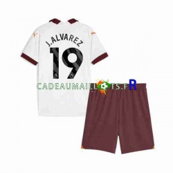 Manchester City Maillot avec flocage Julian Alvarez 19 Extérieur 2023-2024 ,Tenue Enfant MC Manchester City Maillot avec flocage Julian Alvarez 19 Extérieur 2023-2024 ,Tenue Enfant MC