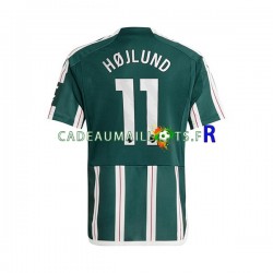 Manchester United Maillot avec flocage Rasmus Hojlund 11 Extérieur 2023-2024 ,Homme MC