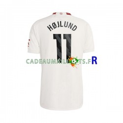 Manchester United Maillot avec flocage Rasmus Hojlund 11 3ème 2023-2024 ,Homme MC
