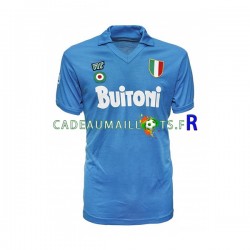 Naples Maillot avec flocage Rétro Domicile 1987 1988 ,Homme MC