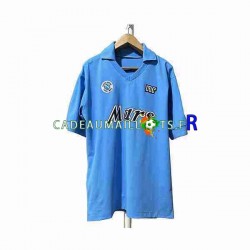 Naples Maillot avec flocage Rétro Domicile 1989 1990 ,Homme MC