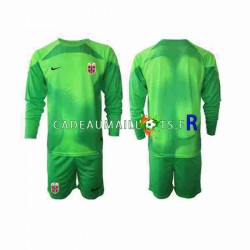 Norvège Maillot avec flocage Gardien Domicile 2022 ,Tenue Enfant ML